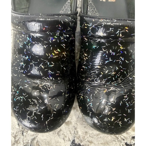 DANSKO XP 2.0 Professional EU 41 US 10.5-11 Black CONFETTI Spark Nurse Clogs - Picture 11 of 12